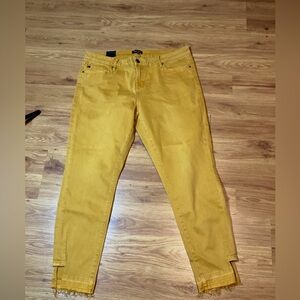 Dear John Joyrich Comfy Skinny Mustard Jeans Women’s Size 32 NWT
